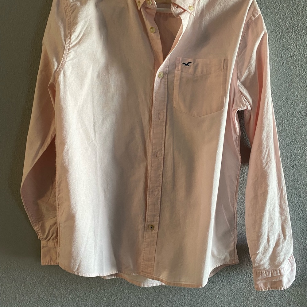Hollister Long Sleeve Button Down Men’s Shirt
